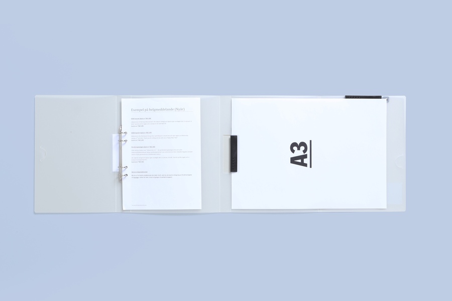 Double Index Book A3