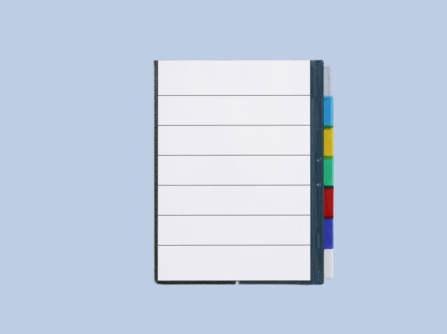 Index Folder 7 Coloured